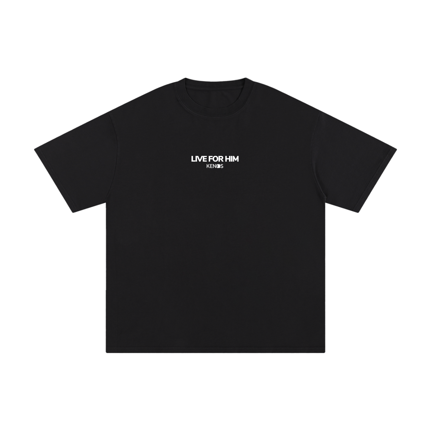 LIVE FOR HIM | BLACK TEE