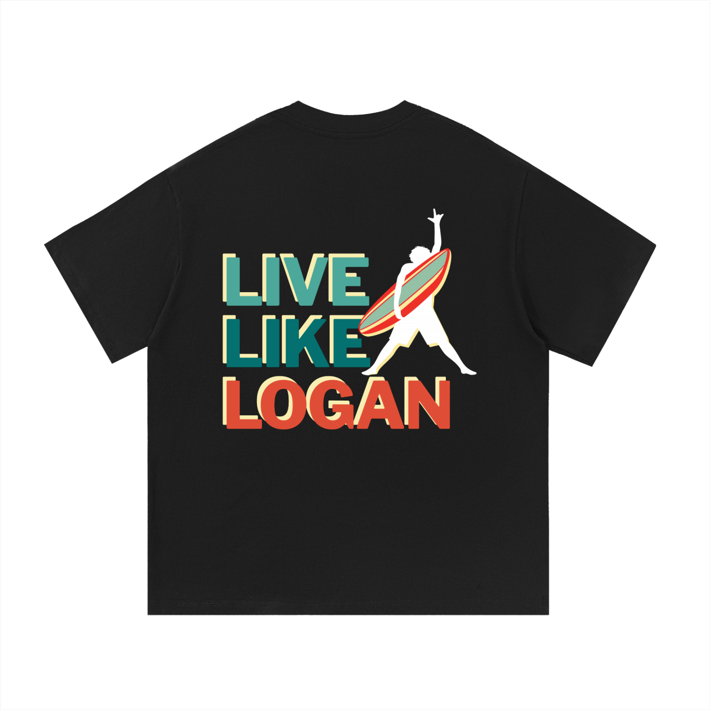LIVE LIKE LOGAN | BLACK TEE